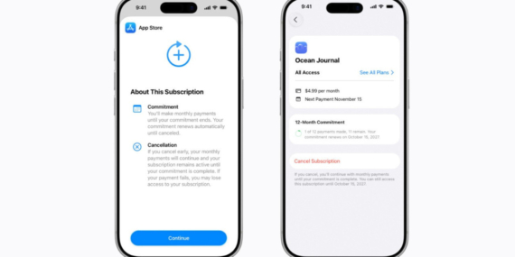 Apple’dan App Store’da Yeni Abonelik Modeli: 12 Aylık Taahhütlü Aylık Ödeme Dönemi